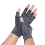 Gants de compression 1 paire gris m
