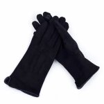 Gants de conduite chauds en cuir sud pour femme, monocouche, en cachemire, plein bouton de doigt, pour ...