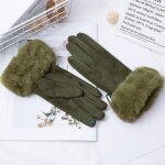 Gant de conduite en cuir suédé pour femme, faux cuir, fourrure, cuir, ecran tactile, chaud, peluche, ... Gant de conduite en cuir suédé pour femme, faux cuir, fourrure, cuir, ecran tactile, chaud, peluche, ...