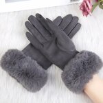 Gant de conduite en cuir suédé pour femme, faux cuir, fourrure, cuir, ecran tactile, chaud, peluche, ... Gant de conduite en cuir suédé pour femme, faux cuir, fourrure, cuir, ecran tactile, chaud, peluche, ...