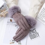 Gant de conduite en cuir suédé pour femme, faux cuir, fourrure, cuir, ecran tactile, chaud, peluche, ... Gant de conduite en cuir suédé pour femme, faux cuir, fourrure, cuir, ecran tactile, chaud, peluche, ...