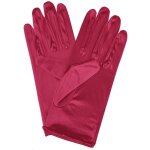Gants courts extensibles en satin pour femme, gants de rh, robe de soire, performance de danse, noir, ...