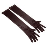 Gants courts extensibles en satin pour femme, gants de rh, robe de soirée, performance de danse, noir, ... Gants courts extensibles en satin pour femme, gants de rh, robe de soirée, performance de danse, noir, ...