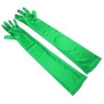 Gants courts extensibles en satin pour femme, gants de rh, robe de soirée, performance de danse, noir, ... Gants courts extensibles en satin pour femme, gants de rh, robe de soirée, performance de danse, noir, ...