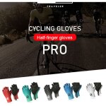 Gants de cyclisme antid�rapants pour hommes, demi - doigt, pour la p�che en plein air, le v�lo, le sport, ...