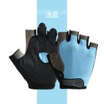 Gants de cyclisme demi - doigt pour hommes et femmes, equipement de vlo de route, equipement de sport, ...