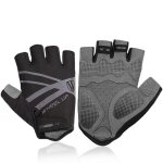 Gants de cyclisme demi - doigt, r�sistants a l'usure, respirants, pour sports de plein air, vtt, v�lo ...