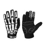 Gants de cyclisme pour hommes, 1 paire, fantme squelette crne os otudoor sport course vlo moto