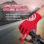 Gants de cyclisme longs a doigt complet pour hommes et femmes, avec ecran tactile, pour vtt, vélo de ... Gants de cyclisme longs a doigt complet pour hommes et femmes, avec ecran tactile, pour vtt, vélo de ...