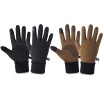 Gants de cyclisme en polaire coupe - vent pour femmes, 1 paire, imperm��ables, chauds, extensibles, pour ...