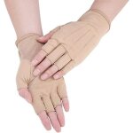 Gants de cyclisme de protection, gants de conduite a demi - doigts, mitaines d'�quitation antid�rapantes ...