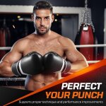 Gants d'entranement de boxe de 283. 5 g pour hommes, jeunes et femmes, gants de boxe, gants de boxe ...