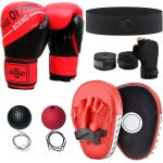 Gants d'entra�nement de boxe, gants de boxe enfant avec balle r�flexe et bandage de boxe, patte d'ours ...