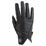 Gants d'�quitation en cuir enfant br equitation glow�