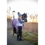 Gants d'�quitation enfant equipage saline 4 / 6 ans mixte noir