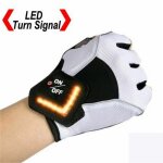 Gants d'quitation led pour l'extrieur, dtection de sous - gravit, flash, clignotant, vlo de montagne, ...