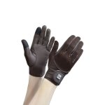 Gants d'�quitation en maille enfant premier equine presa xs mixte marron
