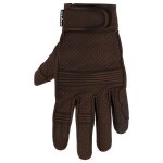 Gants ete strada - perfores en cuir - homologues ce - marron m