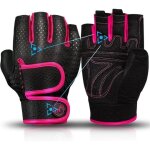 Gants fitness rose taille s rembourrage gel sbr 3 mm pour musculation calisth�nie rameur barre maille ...