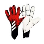 Gants de football protection des doigts tiss�s respirants r�sistants a l'usure couleurs noir et rouge ...