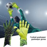 Gants de gardien de but de football, forte adh�rence, excellent amorti, gants de protection des doigts ...
