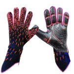 Gants de gardien de but de football a forte adhrence, avec protection des doigts, avec latex de protection ...