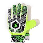 Gants de gardien de but de football pour jeunes avec protection des doigts et double protection du poignet ...