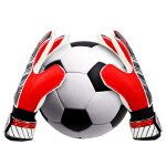 Gants de gardien de but professionnels, gants de football respirants, sangle de poignet serre, gants ...