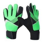 Gants de gardien de foot pour enfants en latex rsistant a l'usure antidrapant ver vert taille 5 (convient ...