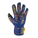 Gants gardien football reusch attrakt infinity finger support junior bleu moyen