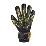 Gants gardien football reusch attrakt infinity finger support junior jaune fluorescent 7