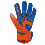 Gants gardien football reusch attrakt solid finger support junior orange 7