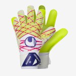 Gants gardien football uhlsport prediction soft maignan 376 blanc 3. 5