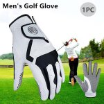 Gants de golf antid�rapants en microfibre souple pour hommes, 1 pi�ce, poign�e respirante pour club de ...