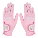 Gants de golf pour femmes, 1 paire, protection solaire en tissu microfibre, respirant, r�sistant a l'usure, ...