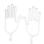 Gants de golf en plastique polyvalents, 2 pices, support de gardien, civire, quipement accessoire ...