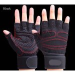 Gants de gymnastique a demi - doigts exercices de sport lourds levage bodybuilding training fitness, ...