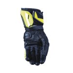 Gants moto hiver five rfxwp - noir / jaune fluo - s