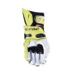 Gants moto mi - saison five rfxrace10 - blanc / fluo - s