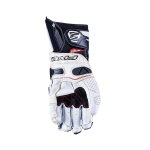 Gants moto mi - saison five rfxrace10 - blanc / noir - xxl