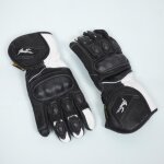 Gant moto route et� mitsou pour deux roues mitsou taille l circuit / racing noir et blanc neuf