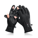 Gants de p�che d'hiver a 2 doigts, etanches, coupe - vent, pour femmes et hommes, photographie d'ext�rieur, ...