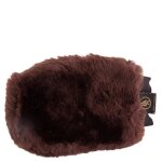 Gants de pansage double face en mouton br equitation