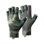 Gants de p�che antid�rapants, protection uv en plein air, gants de sport sans doigts pour la p�che, le ...