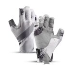 Gants de pêche spf 50 pour hommes, protection solaire des mains, vêtements de sport en plein air respirants, ... Gants de pêche spf 50 pour hommes, protection solaire des mains, vêtements de sport en plein air respirants, ...