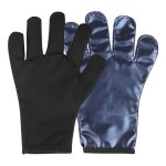 Gants de sauna avec rev�tement am�liorant la transpiration, protection des mains pour l'exercice bleu ...