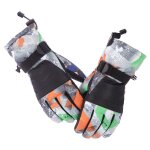 Gants de ski chauds pour enfants, ecran tactile d'hiver, snowboard de montagne, mitaines etanches pour ...