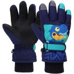Gants de ski enfants de neige snowboard gants de sport chaud hiver coupe - vent pour gar�on fille randonn�e ...