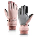 Gants de ski pour femmes, imperméables et résistants au froid, epais, en velours, de sport, chauds, coupe ... Gants de ski pour femmes, imperméables et résistants au froid, epais, en velours, de sport, chauds, coupe ...