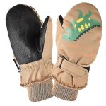 Gants de ski imperméables enfants mignon motif gants de neige d'hiver bébé garçon - enfants - kaki - ... Gants de ski imperméables enfants mignon motif gants de neige d'hiver bébé garçon - enfants - kaki - ...